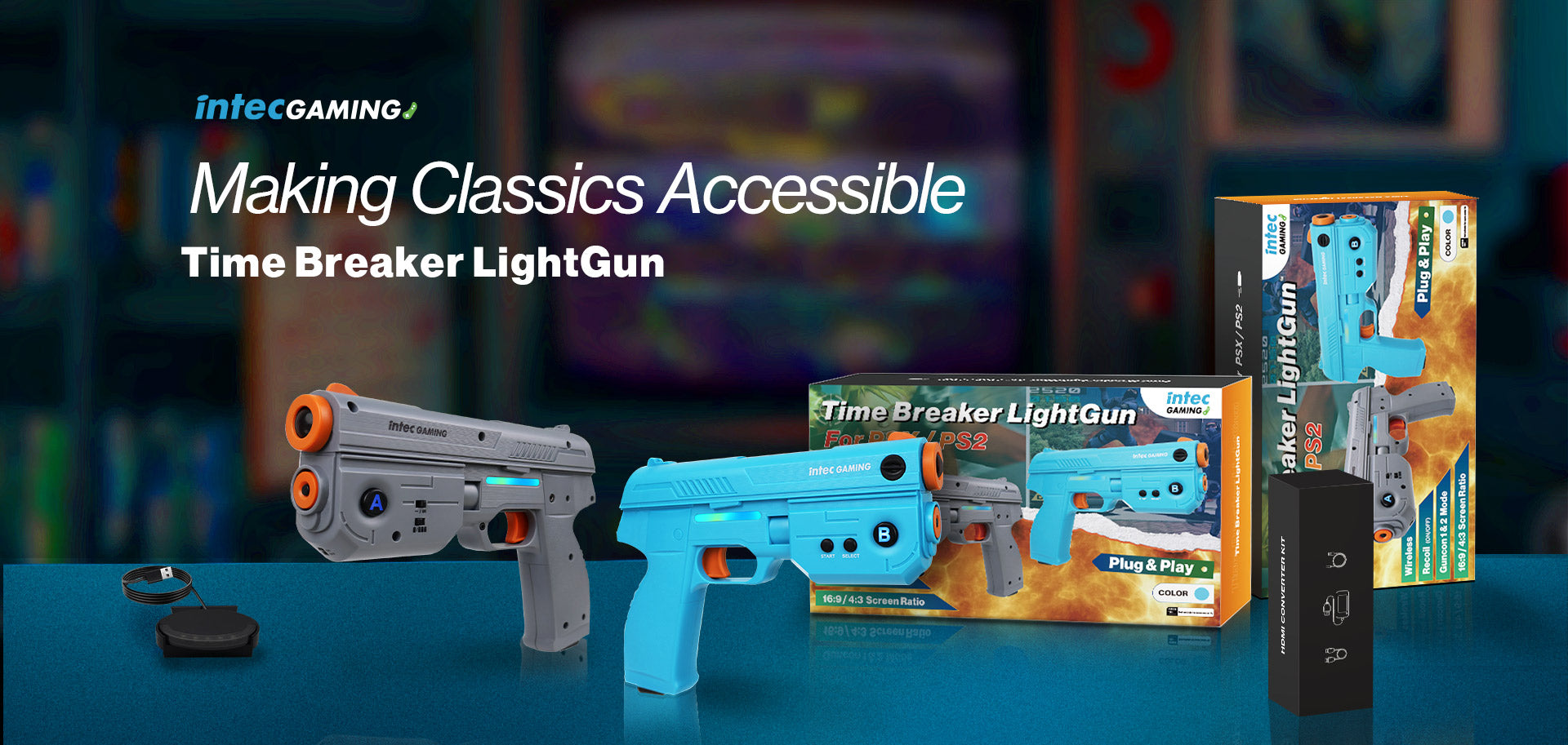 intecGAMING-Making Classics Accessible-Time Breaker LightGun
